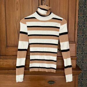Maeve by Anthropologie Striped Turtleneck Sweater